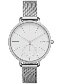 Skagen, Damen Armbanduhr 'AGEN, SKW2358', Silber / Wei&szlig;