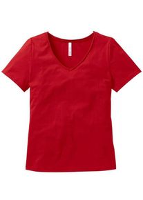 sheego Casual, Damen T-Shirt, Rot
