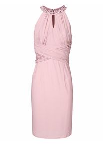 Heine, Damen Cocktailkleid Neckholder, Ros&eacute;
