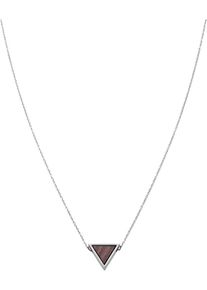 KERBHOLZ, Damen Kette 'Geometrics GEOTRI9542', Braunmeliert / Silber