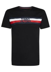 Tommy Hilfiger, Herren Shirt, Rot / Schwarz / Wei&szlig;