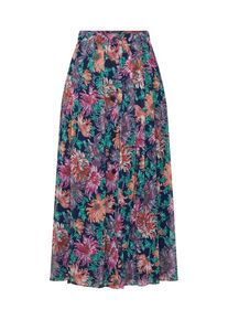 POSTYR, Damen - Röcke 'POSANA LONG SKIRT', Blau / Mischfarben