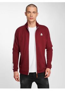Just Rhyse, Damen Sweatjacke 'Hot Springs' mit lässigen Streifen, Rot
