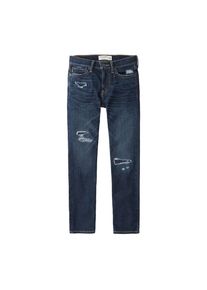Abercrombie & Fitch Abercrombie & Fitch, Jeans 'DARK SKINNY DESTROY', Dunkelblau