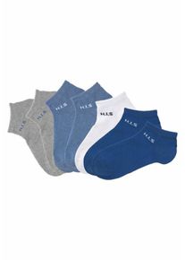 Chiemsee, Damen Sneakersocken, Blau / Royalblau / Grau / Wei&szlig;
