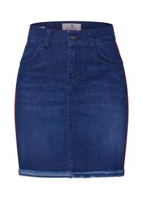 LTB, Damen Rock 'INNIE RED STRIPED', Blue Denim