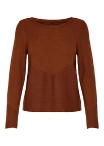 Only, Damen Strickpullover, Rostbraun