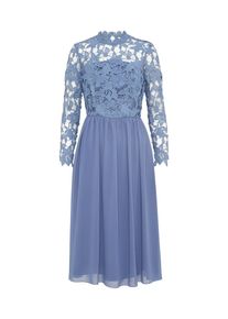 Chi Chi London, Damen Spitzenkleid, Hellblau