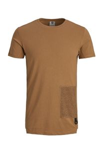 Jack & Jones JACK & JONES, Herren T-Shirt, Braun / Hellbraun