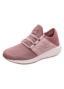 New Balance, Damen Laufschuh 'Fresh Foam Cruz v2 Knit', Rosegold / Rosé / Altrosa / Weiß