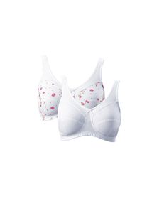 Petite Fleur, Damen Entlastungs-BH (2 Stck.), Weiß