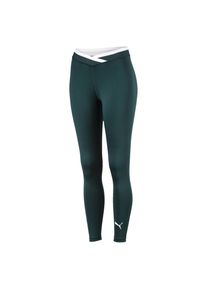 Puma, Damen Leggings, Smaragd / Wei&szlig;