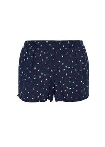 s.Oliver RED LABEL, Damen Shorts, Nachtblau / Mischfarben