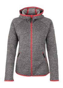 Columbia, Damen Sportfleece-Jacke 'Chillin Fleece', Dunkelgrau / Rot