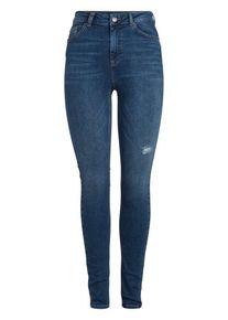 Pieces, Damen High Waist Jeans, Blau