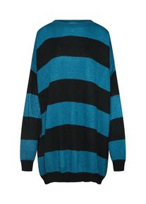 Glamorous, Damen Pullover 'LC0570', Blau / Schwarz