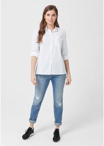 TRIANGLE, Damen Hemdbluse, Wei&szlig;