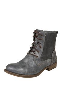Mustang, Damen Schimmernde Schn&uuml;rboots, Navy