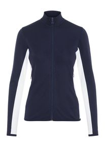 J. Lindeberg J.Lindeberg, Damen Sweatjacke 'W Imaan TX Mid', Navy / Weiß