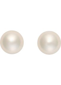 Christ, Damen Ohrstecker '87482448', Silber / Perlweiß