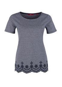 s.Oliver RED LABEL, Damen T-Shirt, Dunkelblau