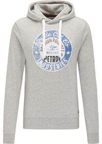 PETROL INDUSTRIES, Herren Kapuzenpullover, Blau / Grau / Rot / Wei&szlig;