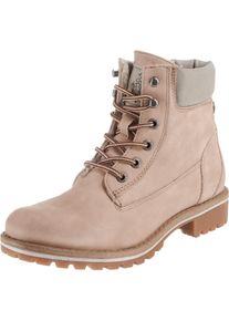 Bruno Banani, Damen Winterstiefeletten, Apricot / Rosa / Weiß