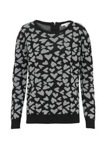 Esprit, Damen Pullover 'dotted', Schwarz