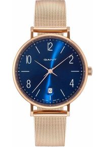 Gant, Herren Quarzuhr 'DETROIT LADY', Dunkelblau / Gold