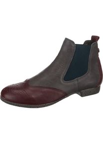 Think!, Damen Chelsea Boots, Pastellblau / Grau / Beere
