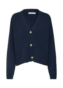 EDITED, Damen Strickjacke 'Logan', Blau / Navy / Nachtblau