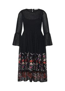 Only, Damen Kleid 'VANILLA', Mischfarben / Schwarz