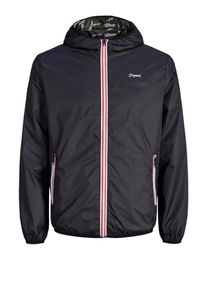 Jack & Jones JACK & JONES, Herren Jacke 'Wende', Rot / Schwarz / Weiß