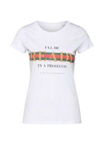 Einstein Newton EINSTEIN & NEWTON, Damen Shirts 'I'll be ready in a Prosecco', Wei&szlig;