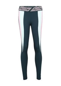 Puma, Damen Sport-Leggings 'Own It', Dunkelgrün / Altrosa / Weiß