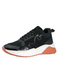 Heine, Damen Schn&uuml;rer, Koralle / Schwarz / Wei&szlig;