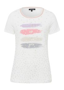 More & More MORE & MORE, Damen T-Shirt, Mischfarben / Naturwei&szlig;