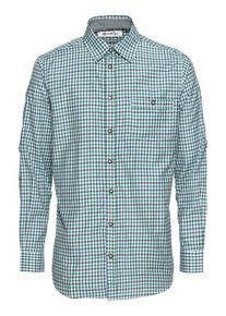 MONDKINI, Herren Hemd 'Lukas', Blau / Grün