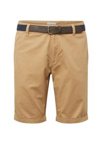 Pier One, Herren Hose 'Belted Chino Short', Beige