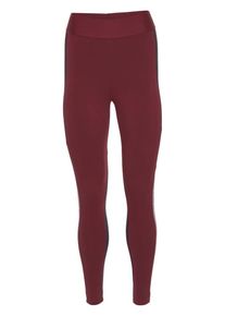 adidas Performance, Damen Leggings 'Solid', Bordeaux / Schwarz / Weiß