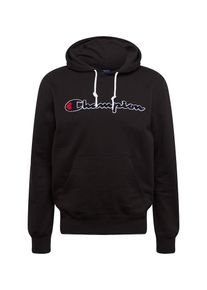 Champion Authentic Athletic Apparel, Herren Sweatshirt 'Hooded Sweatshirt', Schwarz / Weiß