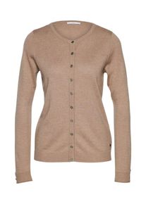 EDC by Esprit, Damen Strickjacke 'OCS BASIC Bttn', Taupe