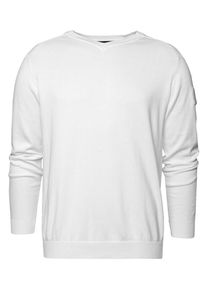 Code-Zero, Herren Pullover 'Martingale', Wei&szlig;