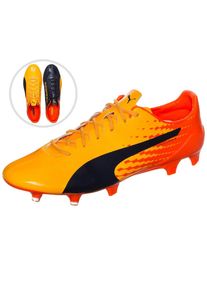 Puma, Herren Fußballschuh 'evoSPEED 17 SL S FG', Navy / Orange