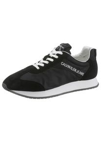Calvin Klein Jeans, Damen Sneaker 'Jerrold', Dunkelgrau / Schwarz / Wei&szlig;