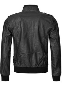 INDICODE JEANS, Herren Bikerjacke 'Inco', Schwarz