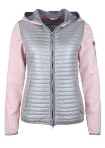 Frieda & Freddies New York Frieda & Freddies, Damen Steppjacke 'Goldy', Grau / Pastellpink