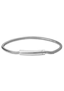 Fossil, Herren Armband 'Vintage Casual', Silbergrau