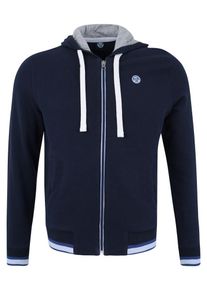 North Sails, Herren Sweatjacke, Navy / Royalblau / Wei&szlig;