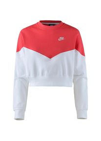 Nike Sportswear, Damen Sweatshirt, Hellrot / Wei&szlig;